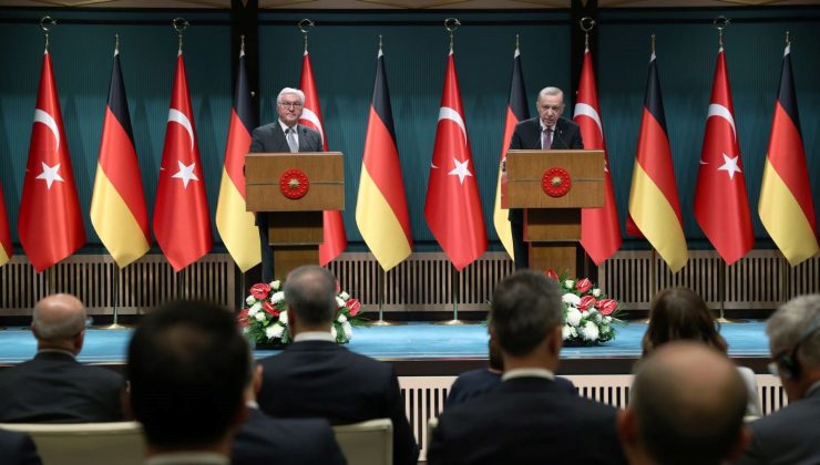 Cumhurbaşkanı Erdoğan’dan Alman mevkidaşı ile ortak açıklama