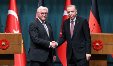 Cumhurbaşkanı Erdoğan’dan Alman mevkidaşıyla ortak basın toplantısı
