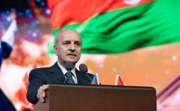 TBMM Başkanı Kurtulmuş, Azerbaycan Bağımsızlık Günü törenine katıldı