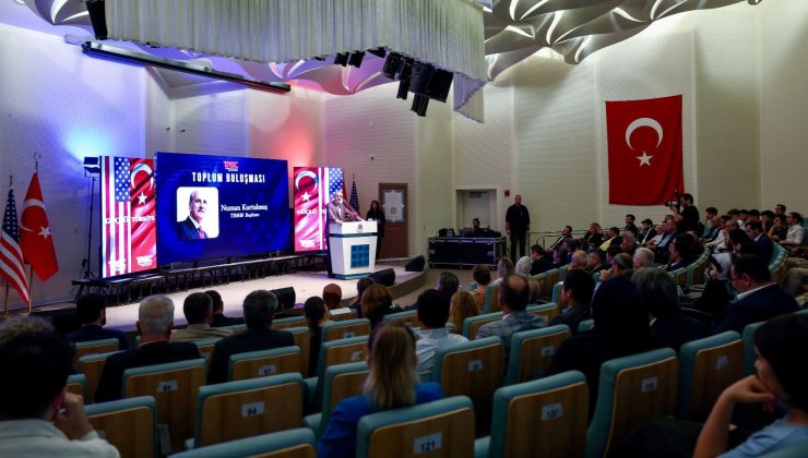 TBMM Başkanı Kurtulmuş, ABD’deki Türk toplumu ile buluştu