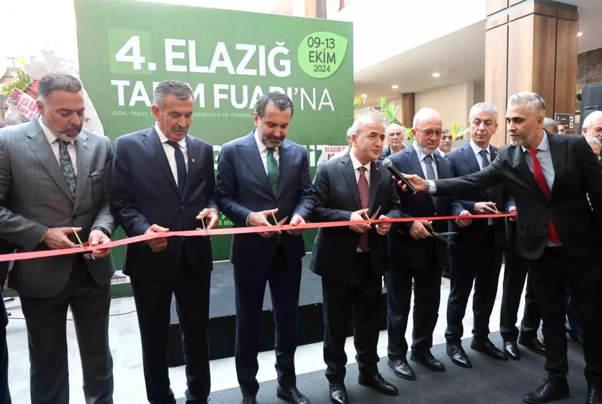 Elazığ’da 4. Gıda, Tarım ve Hayvancılık Fuarı Açıldı