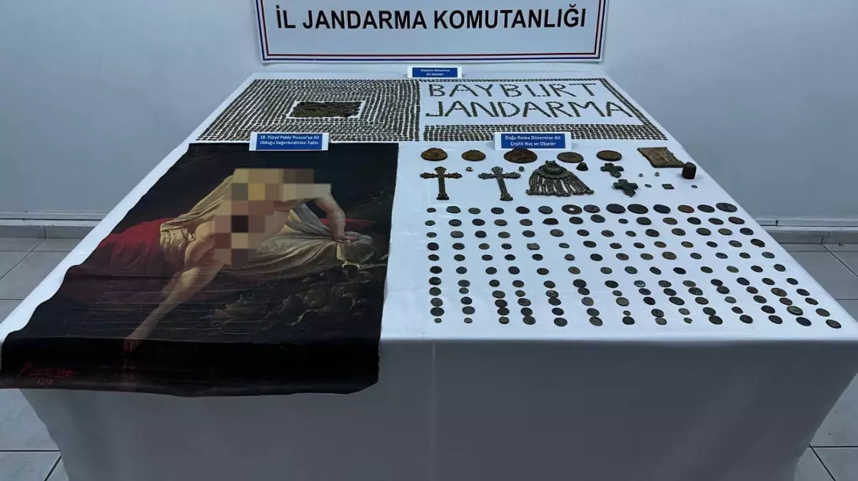 Dünyaca ünlü ressam Picasso’nun tablosu Bayburt’tan çıktı