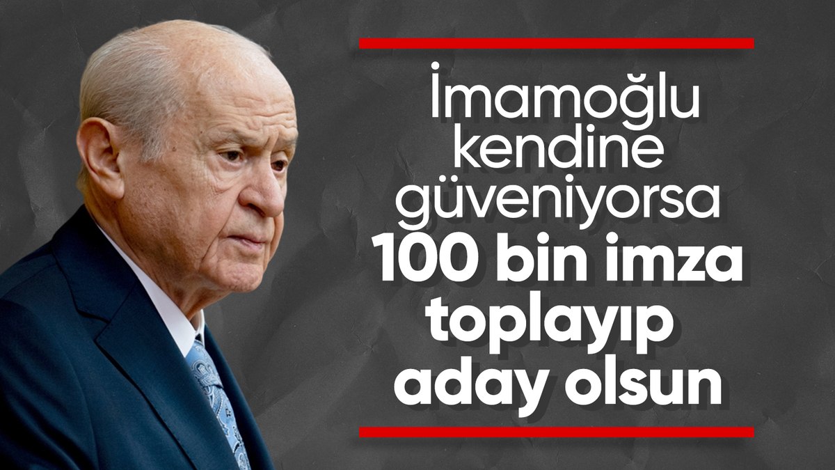 Devlet Bahçeli’den Ekrem İmamoğlu hakkında zehir zemberek sözler