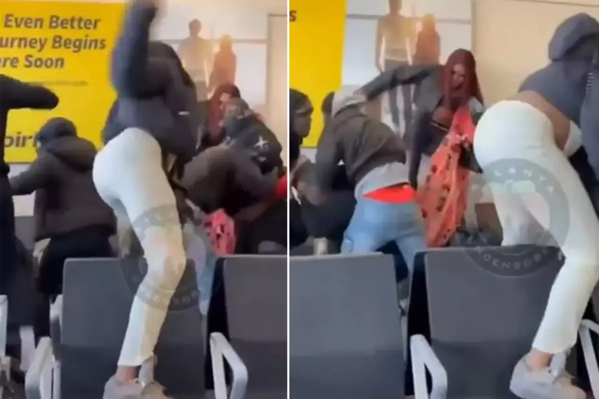 Havalimanında ‘Braveheart’ filmini andıran kavga viral oldu