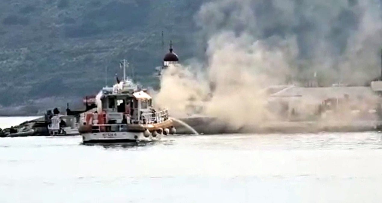 Milta Marina’da korkutan yat yangını